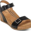 Aetrex Women's Lexa -Fashion Shoe Shop aetrex womens lexa quarter strap wedge black leather CK110W 45374.1714758921