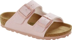 Birkenstock Children's Arizona Vegan -Fashion Shoe Shop birkenstock childrens arizona vegan soft pink textile 1022313 14189.1686255378