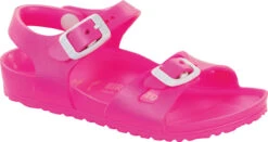 Birkenstock Children's Rio Essentials -Fashion Shoe Shop birkenstock childrens rio essentials neon pink eva 126163 96440.1644859929