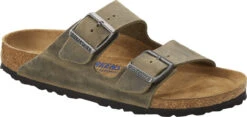 Birkenstock Arizona Soft Footbed -Fashion Shoe Shop birkenstock unisex arizona soft footbed faded khaki oiled leather 1019313 42896.1700929796