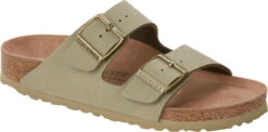 Birkenstock Arizona Vegan -Fashion Shoe Shop birkenstock unisex arizona vegan faded khaki birkibuc 10205 65040.1657731074