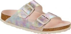Birkenstock Arizona Vegan -Fashion Shoe Shop birkenstock unisex arizona vegan iridescent light rose microfiber 1021334 1021279 28423.1657731075
