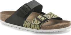 Birkenstock Women's Arizona Split -Fashion Shoe Shop birkenstock womens arizona split zebra cork brown black birko flor 1024751 99861.1686262047