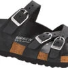 Birkenstock Women's Franca Hex -Fashion Shoe Shop birkenstock womens franca hex black oiled leather 1017566 29978.1645634850