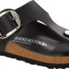 Birkenstock Women's Gizeh Big Buckle -Fashion Shoe Shop birkenstock womens gizeh big buckle black leather 1018753 27947.1645634850
