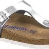 Birkenstock Women's Gizeh Soft Footbed -Fashion Shoe Shop birkenstock womens gizeh soft footbed metallic silver leather 1003674 18268.1686272847.600.600