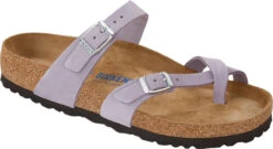 Birkenstock Women's Mayari Soft Footbed -Fashion Shoe Shop birkenstock womens mayari soft footbed purple fog nubuck leather 1024027 86033.1686306981
