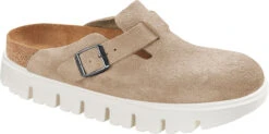 Birkenstock Women's Papillio Boston Chunky -Fashion Shoe Shop birkenstock womens papillio boston chunky warm sand suede leather 1026176 13808.1717791816