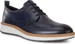 ECCO Men's ST.1 Hybrid Brogue 7 ECCO Men's ST.1 Hybrid Brogue -Fashion Shoe Shop ecco mens st 1 hybrid brogue denim blue 83642401086 08218.1584653846