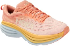 Hoka Women's Bondi 8 -Fashion Shoe Shop hoka womens bondi 8 shell coral peach parfait 1127952 scpp 67864.1713216542