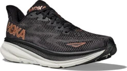 Hoka Women's Clifton 9 -Fashion Shoe Shop hoka womens clifton 9 black copper 1127896 bcppr 01811.1713217112