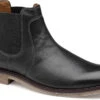 Johnston & Murphy Copeland Chelsea -Fashion Shoe Shop johnston murphy copeland chelsea black oiled full grain 25 3355 84307.1647037437