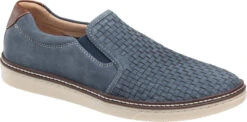 Johnston & Murphy McGuffey Woven Slip On -Fashion Shoe Shop johnston murphy mcguffey woven slip on denim tumbled nubuck 25 2529 86230.1585196474