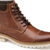 Johnston & Murphy Barrett Cap Toe Boot -Fashion Shoe Shop johnston murphy mens barrett cap toe boot cognac full grain 20 2002 38542.1635966301.600.600