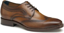 Johnston & Murphy Danridge Wingtip -Fashion Shoe Shop johnston murphy mens danridge wingtip tan full grain 15 8016 07064.1664812098