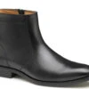 Johnston & Murphy Lewis Zip Boot -Fashion Shoe Shop johnston murphy mens lewis zip boot black full grain 20 4211 52884.1664813103