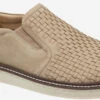 Johnston & Murphy McGuffey Woven Slip On -Fashion Shoe Shop johnston murphy mens mcguffey woven slip on beige tumble nubuck 25 2536 09308.1585196474