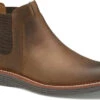 Johnston & Murphy Upton Chelsea Boot -Fashion Shoe Shop johnston murphy mens upton chelsea boot brown oiled full grain 20 4328 81059.1664816722.600.600