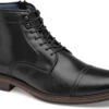 Johnston & Murphy XC Flex Raleigh Cap Toe Zip Boot -Fashion Shoe Shop johnston murphy mens xc flex raleigh cap toe zip boot black full grain 20 2765 59775.1632160060