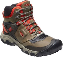 Keen Men's Ridge Flex Waterproof Boot -Fashion Shoe Shop keen mens ridge flex waterproof boot dark olive ketchup 1024914 96155.1632325640