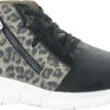 Naot Polaris -Fashion Shoe Shop naot womens polaris soft black leather cheetah suede black luster leather 18022 nrc 05914.1633031570