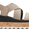 Sorel Women's Cameron Flatform Slingback Wedge Sandal -Fashion Shoe Shop sorel womens cameron flatform slingback wedge sandal omega taupe sea salt 1999121264 47419.1683315802.600.600