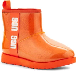 UGG Big Kids Classic Clear Mini II -Fashion Shoe Shop ugg childrens big kids classic clear mini 2 orange soda 1112386k ogs 12929.1656432983