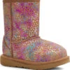 UGG Kids Classic II Spots 2 UGG Kids Classic II Spots -Fashion Shoe Shop ugg childrens kids classic 2 spots chestnut sparkle suede 1123615k cssd 79555.1630083044
