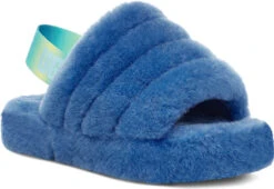 UGG Kids Fluff Yeah Slide -Fashion Shoe Shop ugg childrens kids fluff yeah slide mystic blue gradient 1120030k mbgt 51792.1647038453
