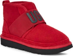 UGG Kids Neumel II Graphic -Fashion Shoe Shop ugg childrens kids neumel 2 graphic samba red black 1110703k srbck 72110.1657880295