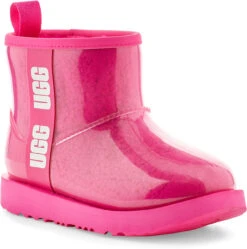 UGG Big Kids Classic Clear Mini II -Fashion Shoe Shop ugg kids classic clear mini 2 rock rose 1112386k rcr 33767.1656432984