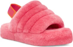 UGG Kids Fluff Yeah Slide -Fashion Shoe Shop ugg kids fluff yeah slide strawberry sorbet multi 1117462T ssmlt 74535.1647038454