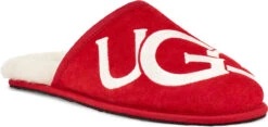 UGG Men's Scuff Logo -Fashion Shoe Shop ugg mens scuff logo samba red cream 1101324 srcr 70001.1628722875