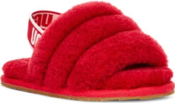 UGG Toddlers Fluff Yeah Slide 20 UGG Toddlers Fluff Yeah Slide -Fashion Shoe Shop ugg toddlers fluff yeah slide ribbon red 1098579t rbrd 86525.1651776272