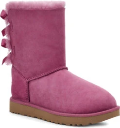 UGG Women's Bailey Bow II 10 UGG Women's Bailey Bow II -Fashion Shoe Shop ugg womens bailey bow 2 dark dusty rose 1016225 ddr 77943.1667482909