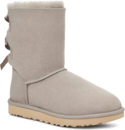 UGG Women's Bailey Bow II 11 UGG Women's Bailey Bow II -Fashion Shoe Shop ugg womens bailey bow 2 goat 1016225 goa 34023.1667482909
