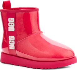 UGG Women's Classic Clear Mini -Fashion Shoe Shop ugg womens classic clear mini hibiscus pink 1113190 hspk 57964.1638054097