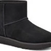 UGG Women's Classic Mini Logo Zip -Fashion Shoe Shop ugg womens classic mini logo zip black 1122671 blk 12155.1646263372.600.600