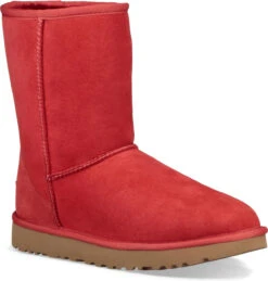 UGG Women's Classic Short II -Fashion Shoe Shop ugg womens classic short ii ribbon red 1016223 rbrd 56627.1700836442