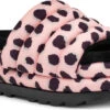 UGG Women's Maxi Slide Cheetah Print -Fashion Shoe Shop ugg womens maxi slide cheetah print pink scallop 1127074 pslp 39059.1652107298.600.600