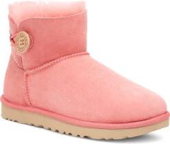 UGG Women's Mini Bailey Button II -Fashion Shoe Shop ugg womens mini bailey button 2 pink blossom 1016422 pbsm 72779.1631549679
