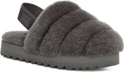 UGG Women's Super Fluff Slipper -Fashion Shoe Shop ugg womens super fluff slipper charcoal 1121751 chrc 08610.1636582906
